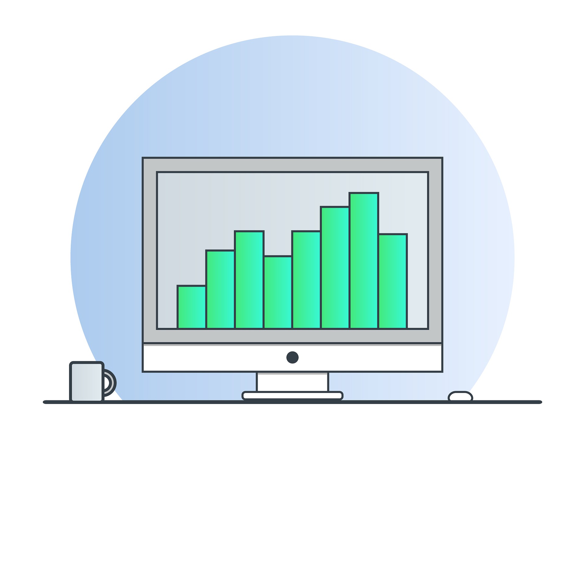 Website Optimierung Illustration